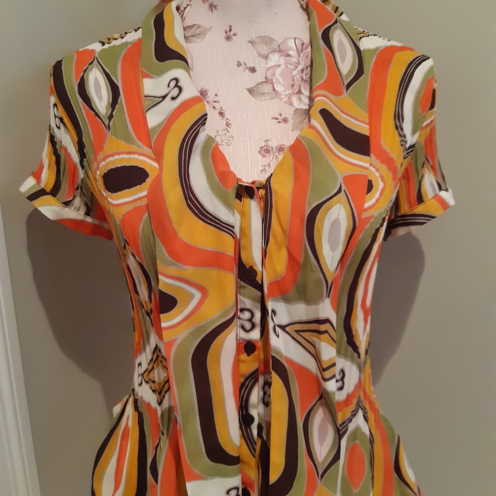 Sunny Leigh Blouse Size M - Picture 4 of 8